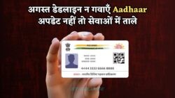 Aadhaar अपडेट नहीं किया तो Gas Subsidy और Ration से हो सकते हैं वंचित – तुरंत करें सुधार!